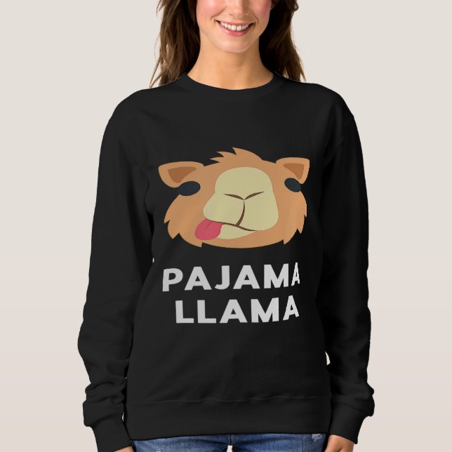 Sweatshirt Pyjama Llama Llama (Devant)