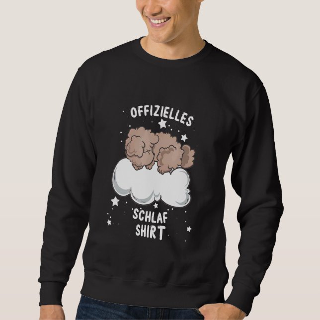 Sweatshirt Pyjamas de caniche à jouet couchage (Devant)