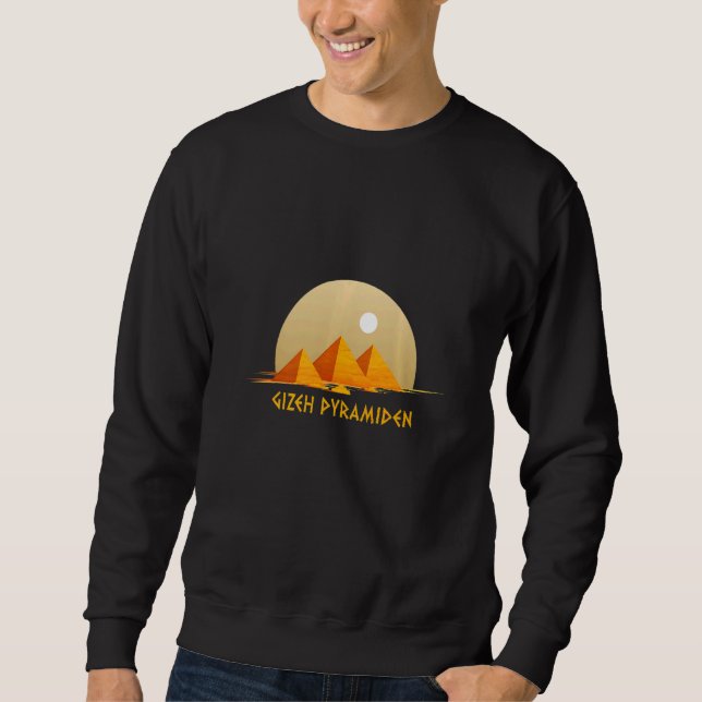 Sweatshirt Pyramides de Gizeh Anubis Egypte Souvenir Egyptolo (Devant)