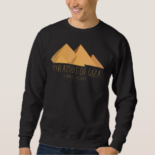 Sweatshirt Pyramides De Gizeh Égypte Archéologie Histoire