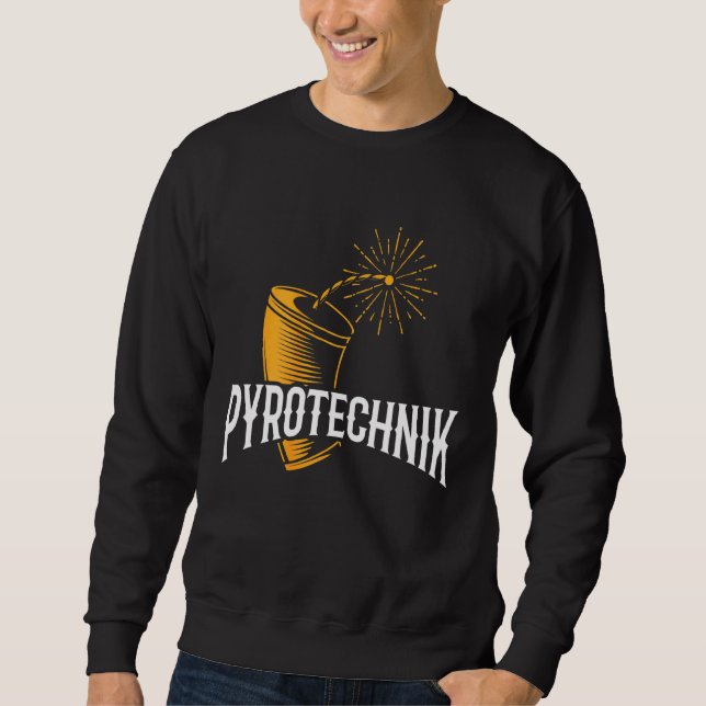 Sweatshirt Pyrotechnie Pyrotechnicien Crew Fireworks Pyro Sh (Devant)