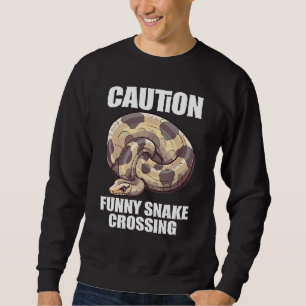 Sweatshirt Python boule Serpent  Reptile  Nouille Reptile Sne