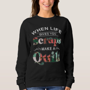 Sweatshirt Quand la vie vous donne des restes faites une cour