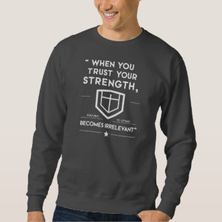 Sweatshirt Quand vous gymnez une citation de motivation avec