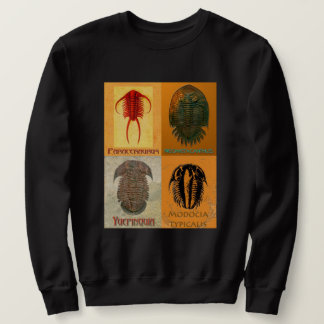 Sweatshirt Quatre Trilobite Fossil Montage