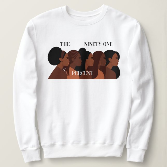 Sweatshirt Quatre-Vingt-Onze Pour Cent (Design devant)