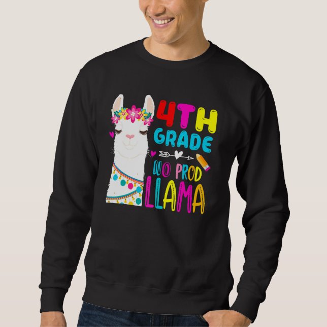 Sweatshirt Quatrième Équipe Enseignant de 4e année Arc-en-cie (Devant)