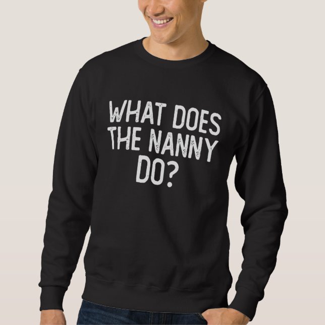 Sweatshirt Que Fait La Nounou 6 (Devant)