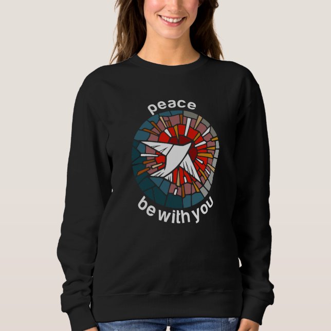 Sweatshirt Que la paix soit avec vous (Devant)