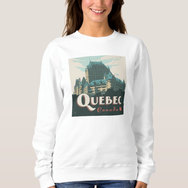 Sweatshirt Québec Canada | Château Frontenac (Devant)