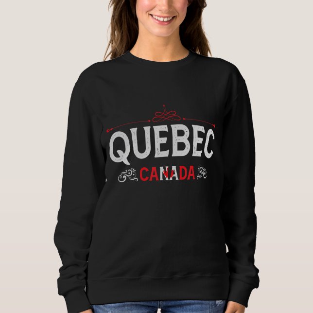 Sweatshirt Québec Canada Québec Souvenir du Québec (Devant)