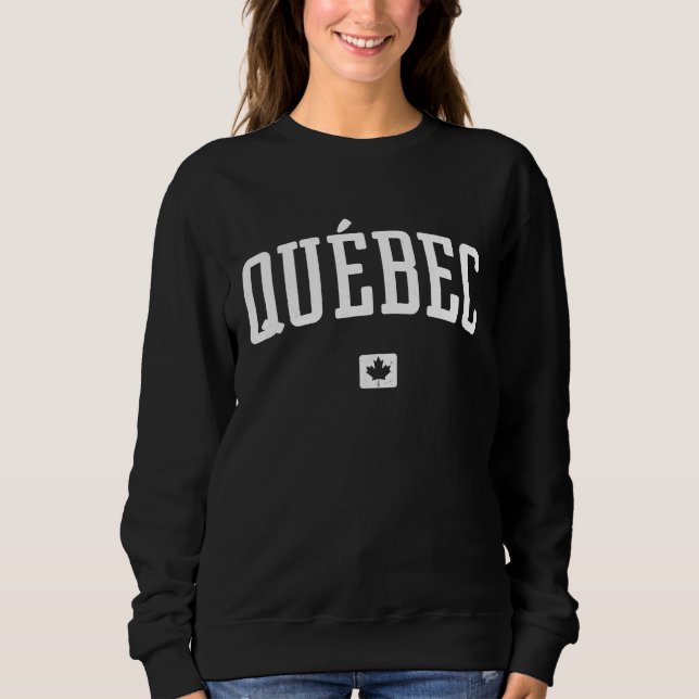 Sweatshirt Québec Canada Vintage (Devant)