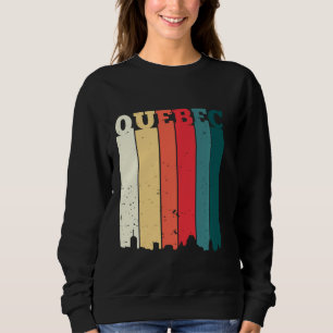 Sweatshirt Québec Skyline Canada Pride Vacances Canadi*n