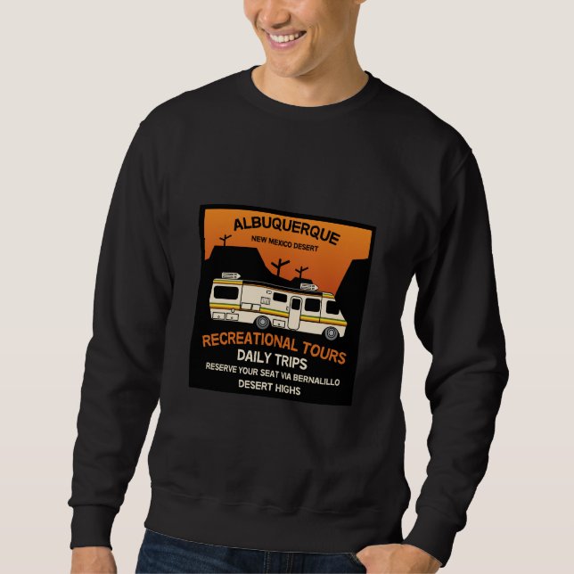Sweatshirt Queen of the Camper - Drôle Camping RV Caravan (Devant)