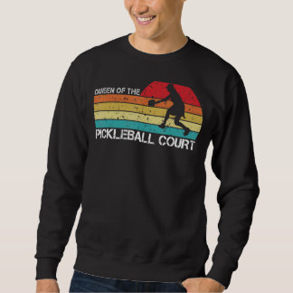 Sweatshirt Queen Of The Pickleball Court Tenue Pour Sa Maman 