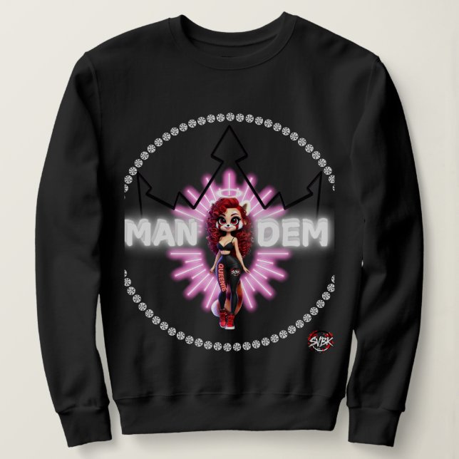 Sweatshirt Queenie - Collection Mandem - SVBK - SILVERBCK (Design devant)