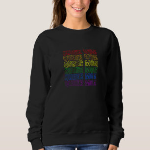Sweatshirt Queer Mom Lgbt Fierté non binaire Pride neutre gen