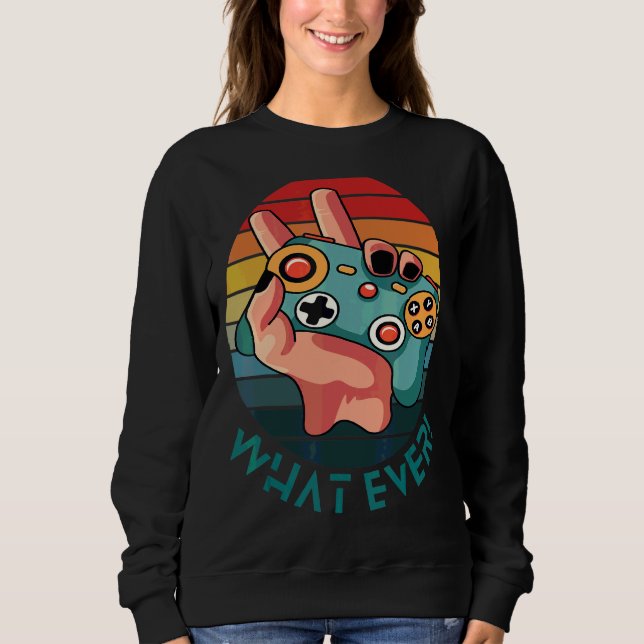 Sweatshirt Quel jeu jamais (Devant)