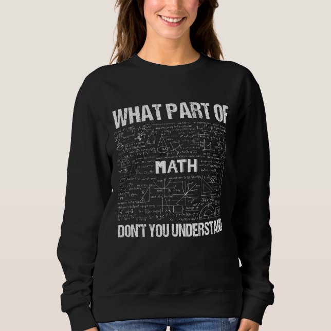 Sweatshirt Quelle partie de Ne comprenez-vous pas drôle Ensei (Devant)