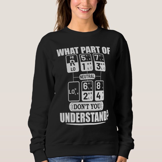 Sweatshirt Quelle partie de Neutre ne comprenez-vous pas Cami (Devant)