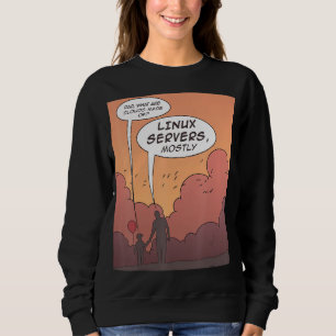 Sweatshirt Quels Sont Les Nuages Faits De Linux Server Princi