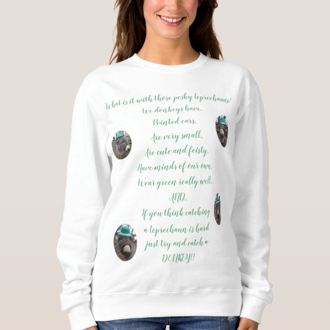 Sweatshirt "Qu'est-ce que le Big Deal ?" (Devant)