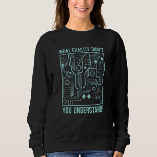 Sweatshirt Qu'est-ce que vous n'avez pas compris exactement l
