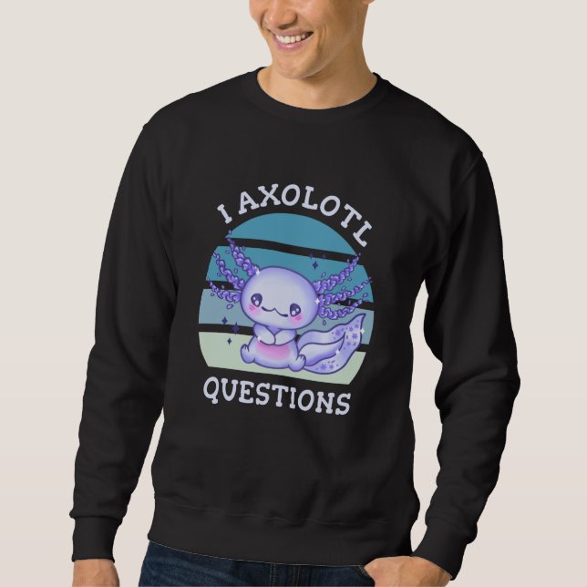 Sweatshirt Questions axolotales (Devant)