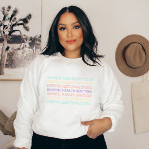 Sweatshirt Questions de santé mentale Citation Sans VII Pea