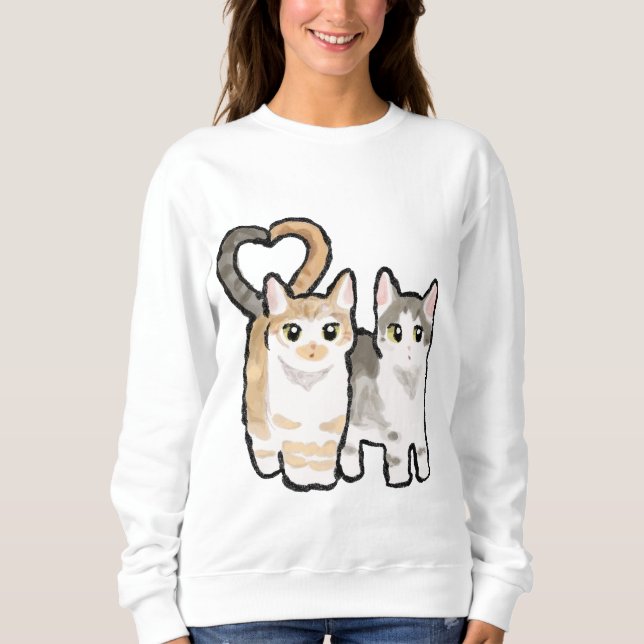 Sweatshirt Queue d'amour (Devant)
