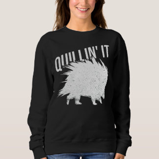 Sweatshirt Quillin'It Pour Un Porcupine