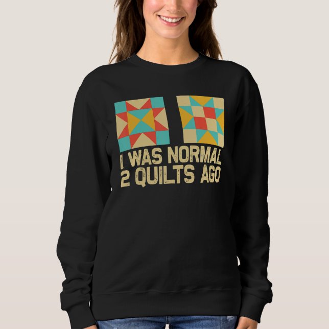 Sweatshirt Quilting For Sewing Enthusiast Men Women Quilt (Devant)