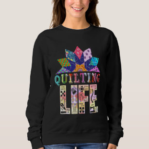 Sweatshirt Quilting Life Quilting Fabric Fleur