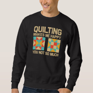 Sweatshirt Quilting Pour Coudre Enthousiaste Hommes Femme Qui
