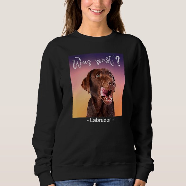 Sweatshirt Quoi d'autre Labrador de beaux chiens (Devant)