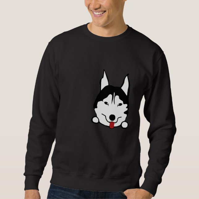 Sweatshirt Quoi Hupé Husky ! (Devant)