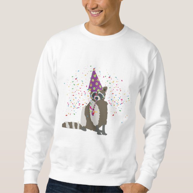 Sweatshirt Raccoon - Animaux ayant une fête (Devant)