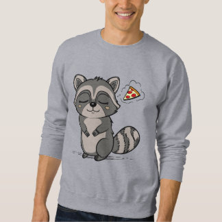 Sweatshirt Raccoon Dream - Pizza !
