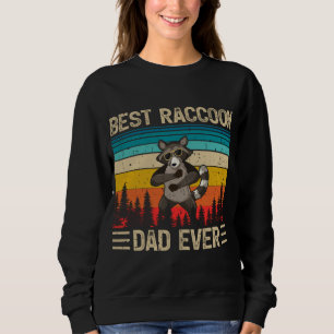 Sweatshirt Raccoon Vintage Funny meilleur Raccoon papa toujou