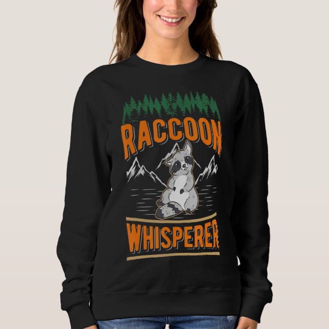 Sweatshirt Raccoon Whisperer (Devant)