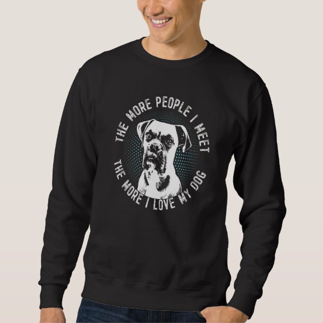 Sweatshirt Race de chien Boxer allemand  8 (Devant)
