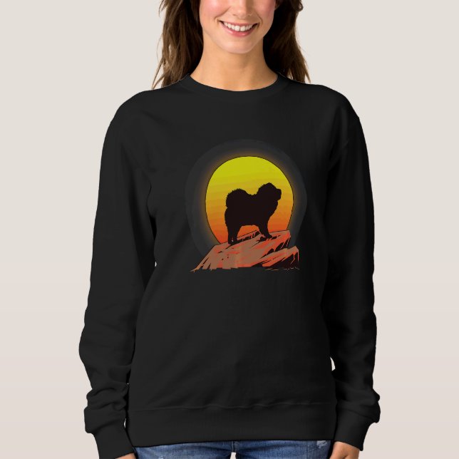 Sweatshirt Race de chien Chow Chow (Devant)