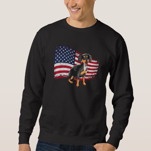 Sweatshirt Race de chien Dachshund Wiener  29 (Devant)