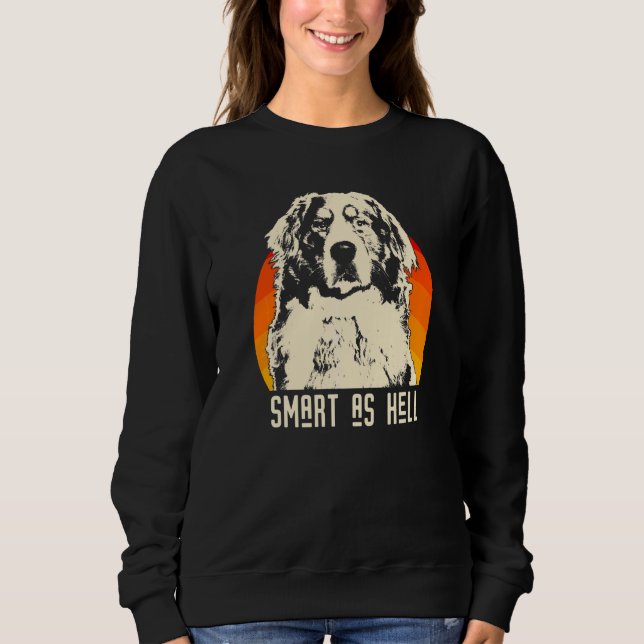 Sweatshirt Race de chien de montagne bernois  12 (Devant)