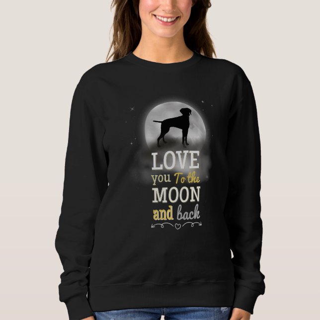 Sweatshirt Race de chien hongrois Vizsla  2 (Devant)