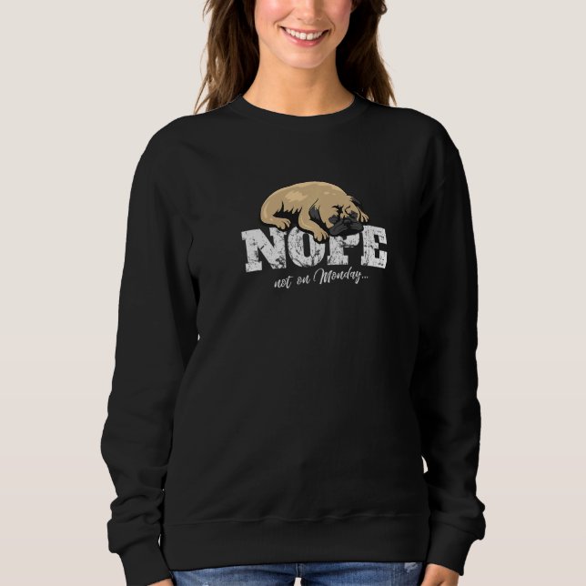 Sweatshirt Race de chien Pug Mops Carlin 15 (Devant)