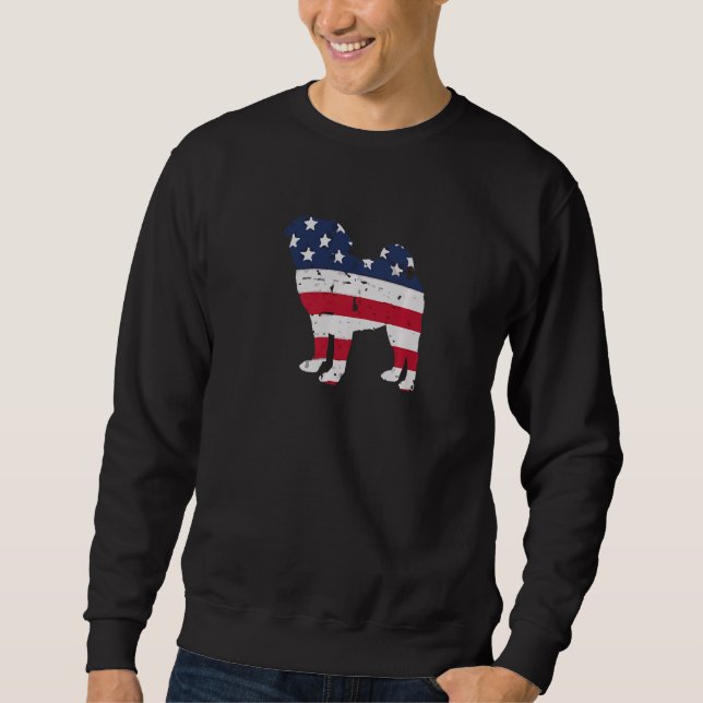 Sweatshirt Race de chien Pug Mops Carlin  56 (Devant)