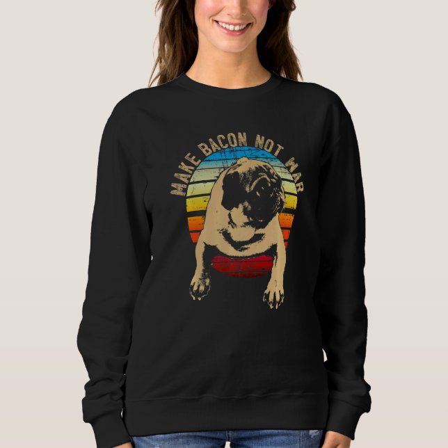 Sweatshirt Race de chien Pug Mops Carlin  6 (Devant)