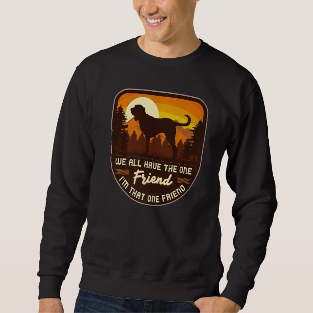 Sweatshirt Race de chien Saint Hubert Bloodhound (Devant)
