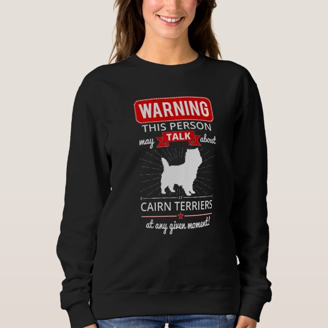 Sweatshirt Race de chien Terrier Cairn  1 (Devant)